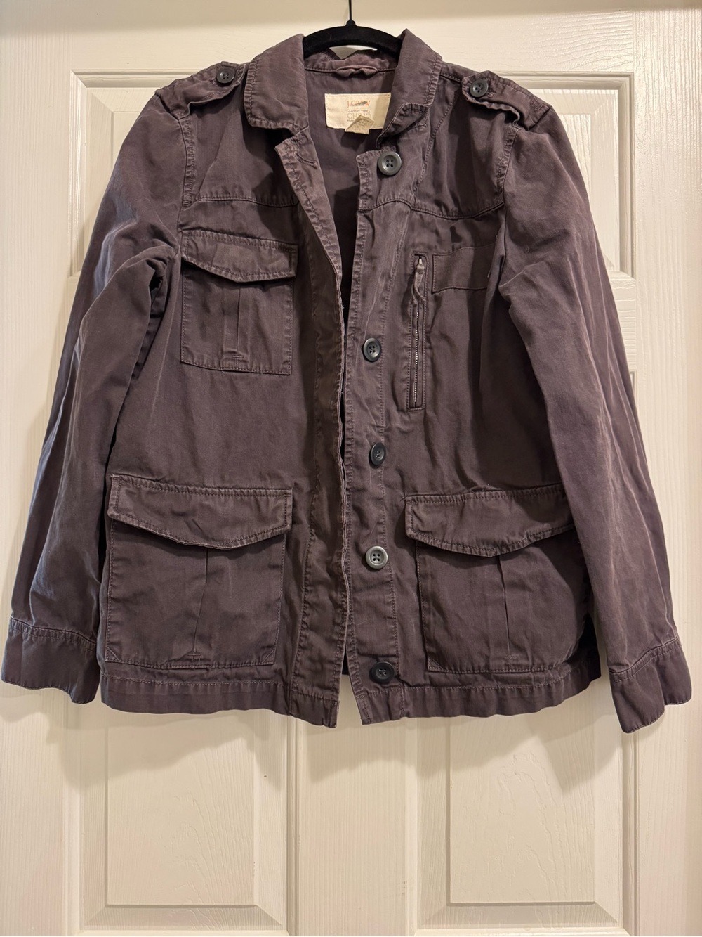 J. Crew Women's 100% Cotton Classic Twill Chino Jacket